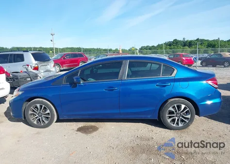 2015 Honda Civic Ex из США, поврежденный, VIN 19XFB2F83FE213604